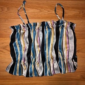 Blue Blush Striped Top BRAND NEW, NEVER WORN